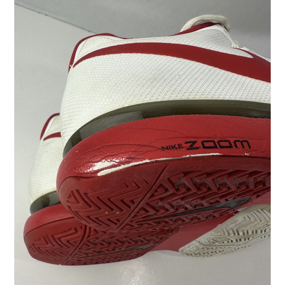 Nike ZOOM VAPOR 9.5 Tour Men's Tennis Shoes White University Red Size 11.5 *Flaw - Picture 9 of 16